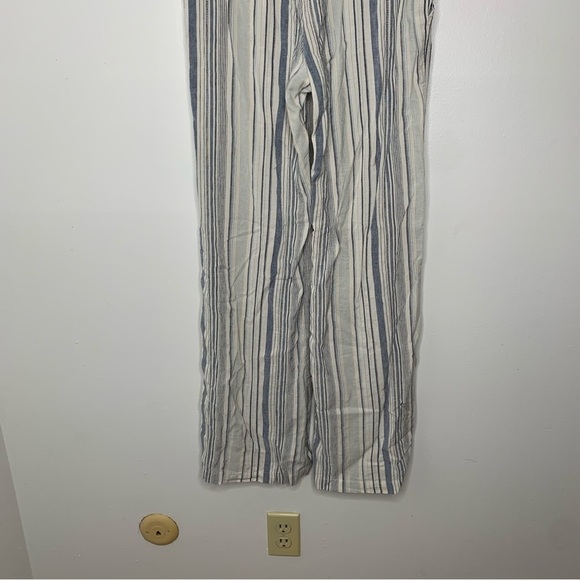 Drew white blue stripe beach straight leg pull on pant - Picture 10 of 10